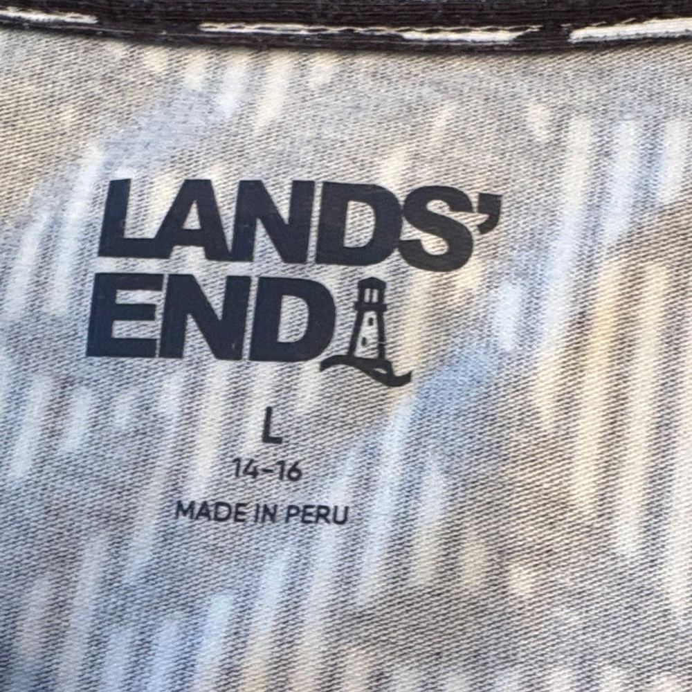 Lands' End Monochrome Striped Tee - Picture 4 of 12